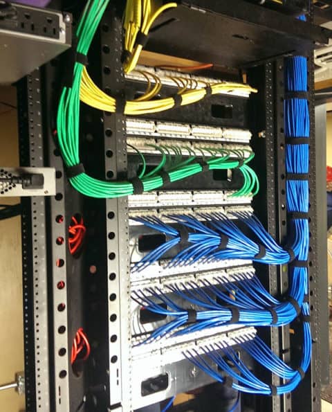 Network cabling and infrastructure work in progress