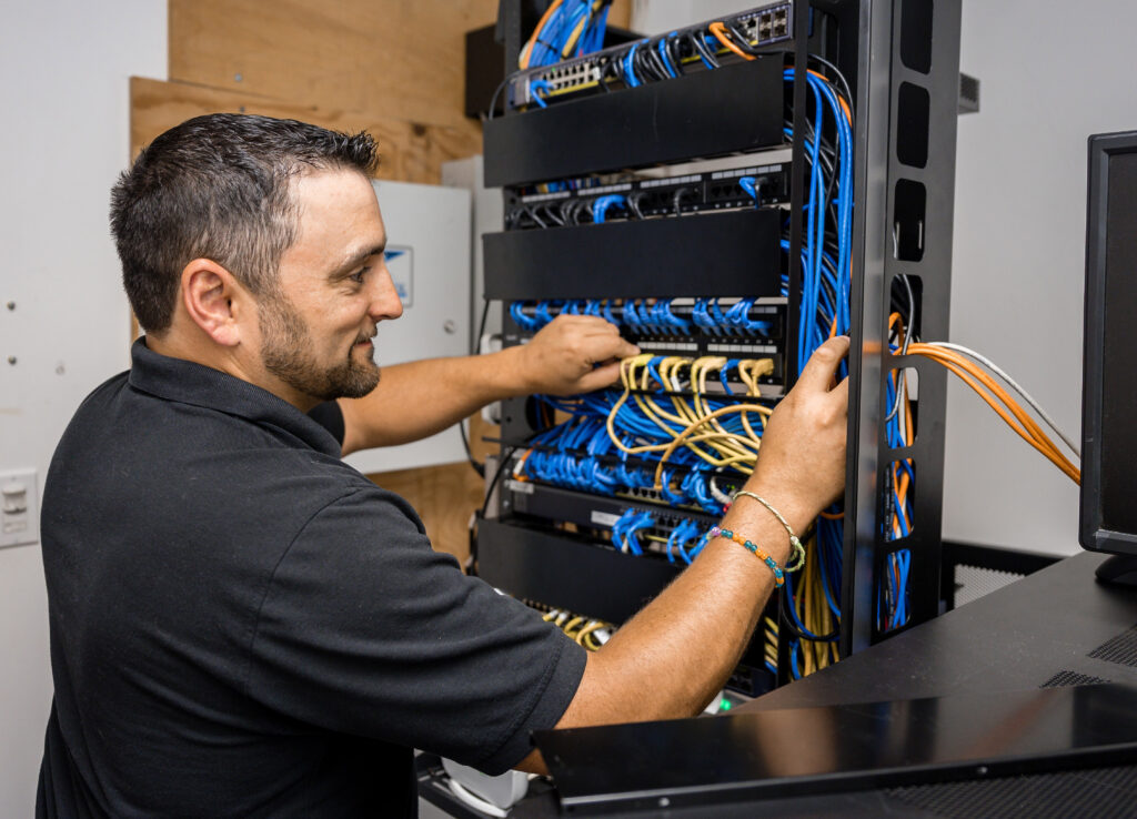 Commercial network installation and low-voltage deployment